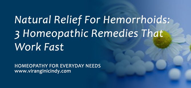 Natural Relief For Hemorrhoids