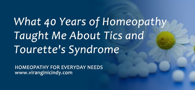 Tics and Tourette's Syndrome
